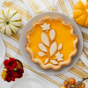 A image of pumpkin pie.